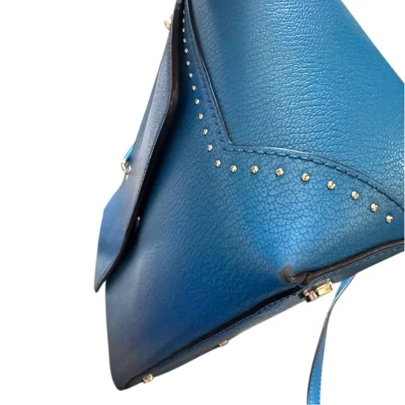 Henri Bendel Stanton Studded Top Handle Satchel Multiway Bag - Picture 5 of 12